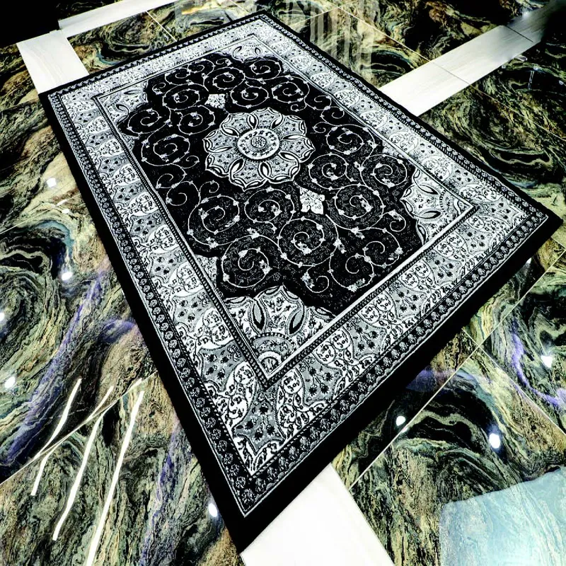 Sultan 395 Black Grey rug